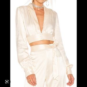 Lovers + Friends Cream Blouse